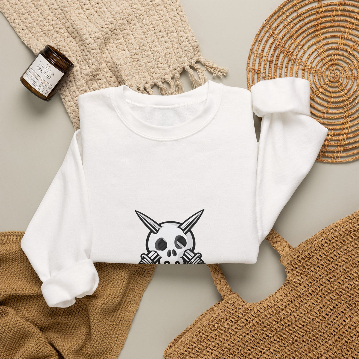 Trench Logo Crewneck Sweatshirt