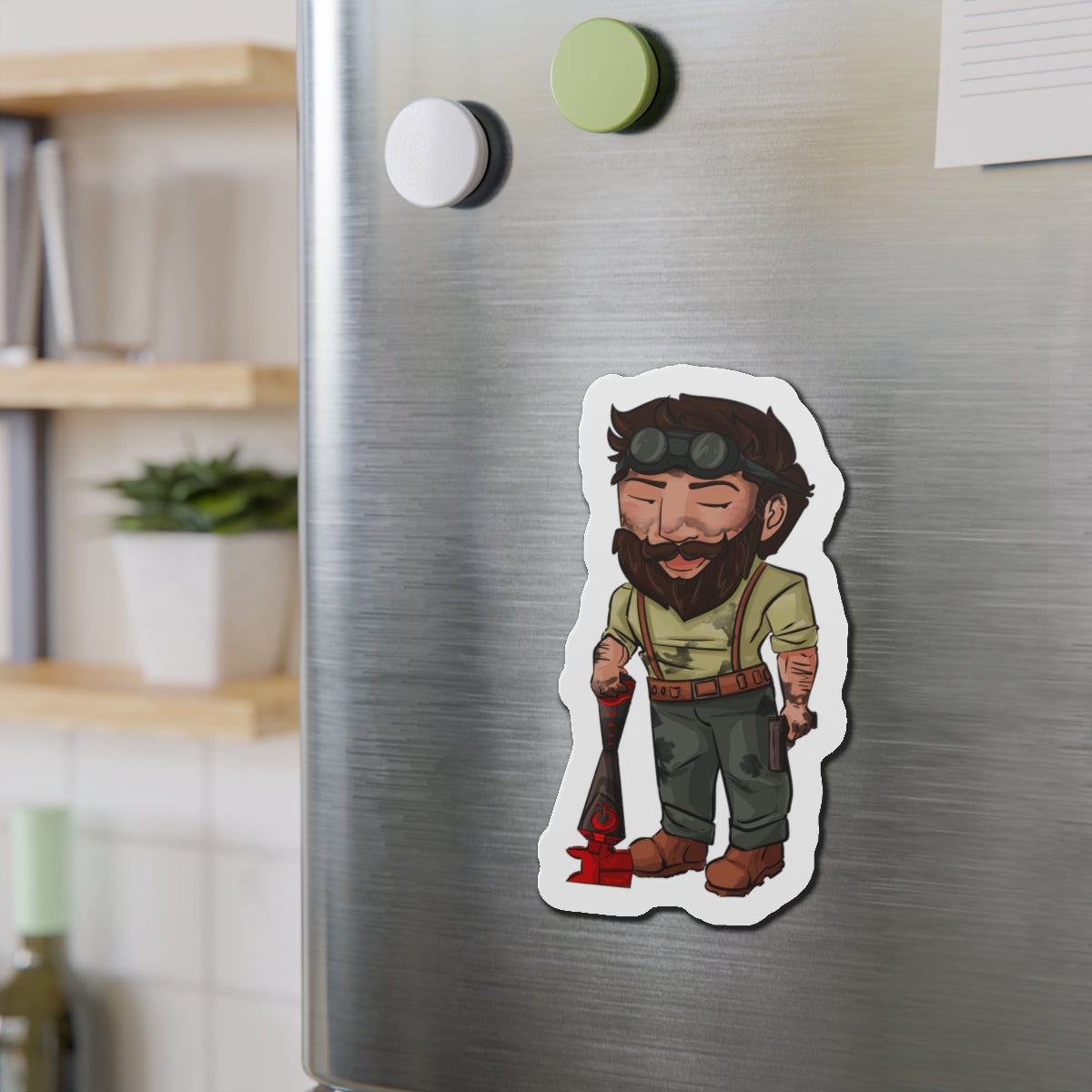Bones Magnet (Chibi-Style)