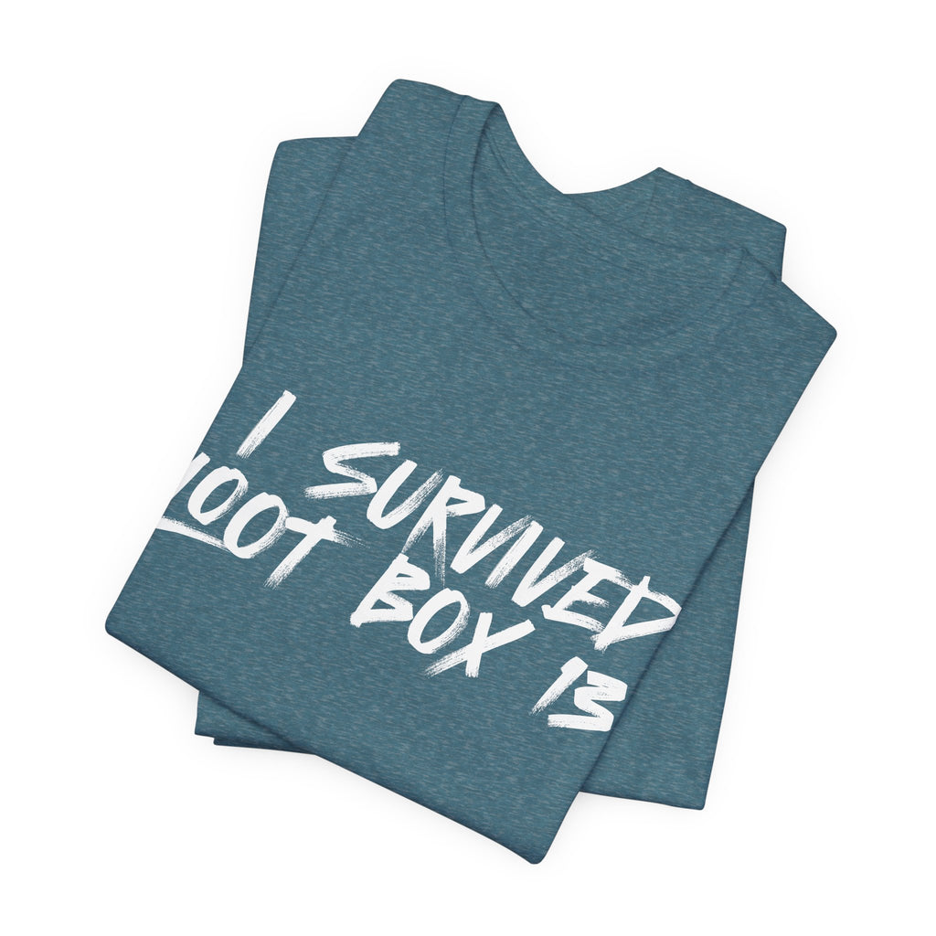 I Survived Loot Box 13 Tee - Heathers