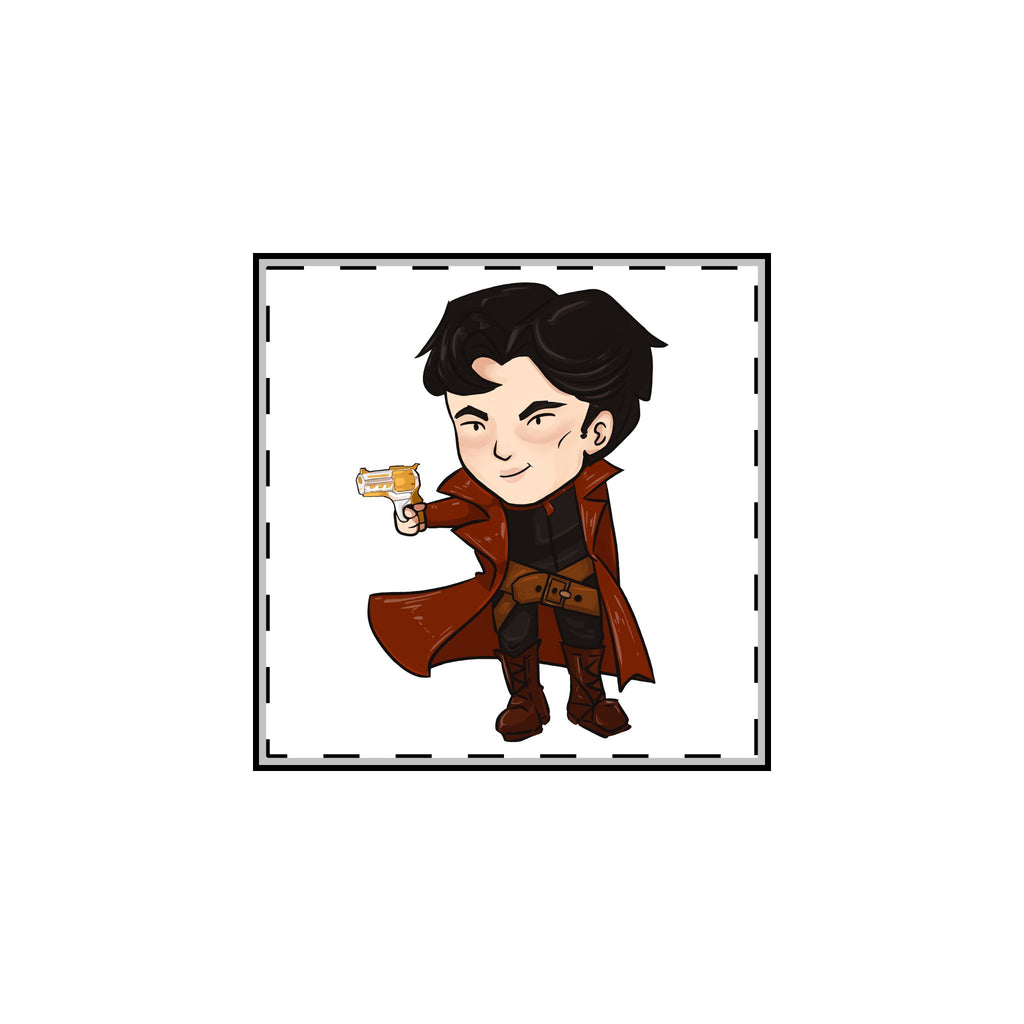 Grey Pin (Chibi-Style)