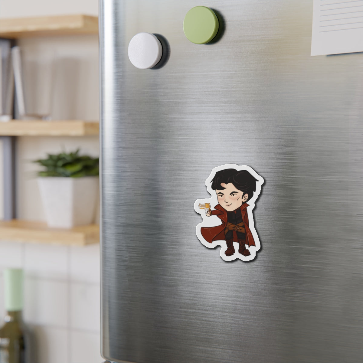 Grey Magnet (Chibi-Style)