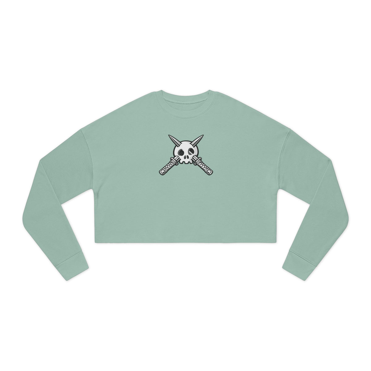 Trench Logo Cropped Sweatshirt