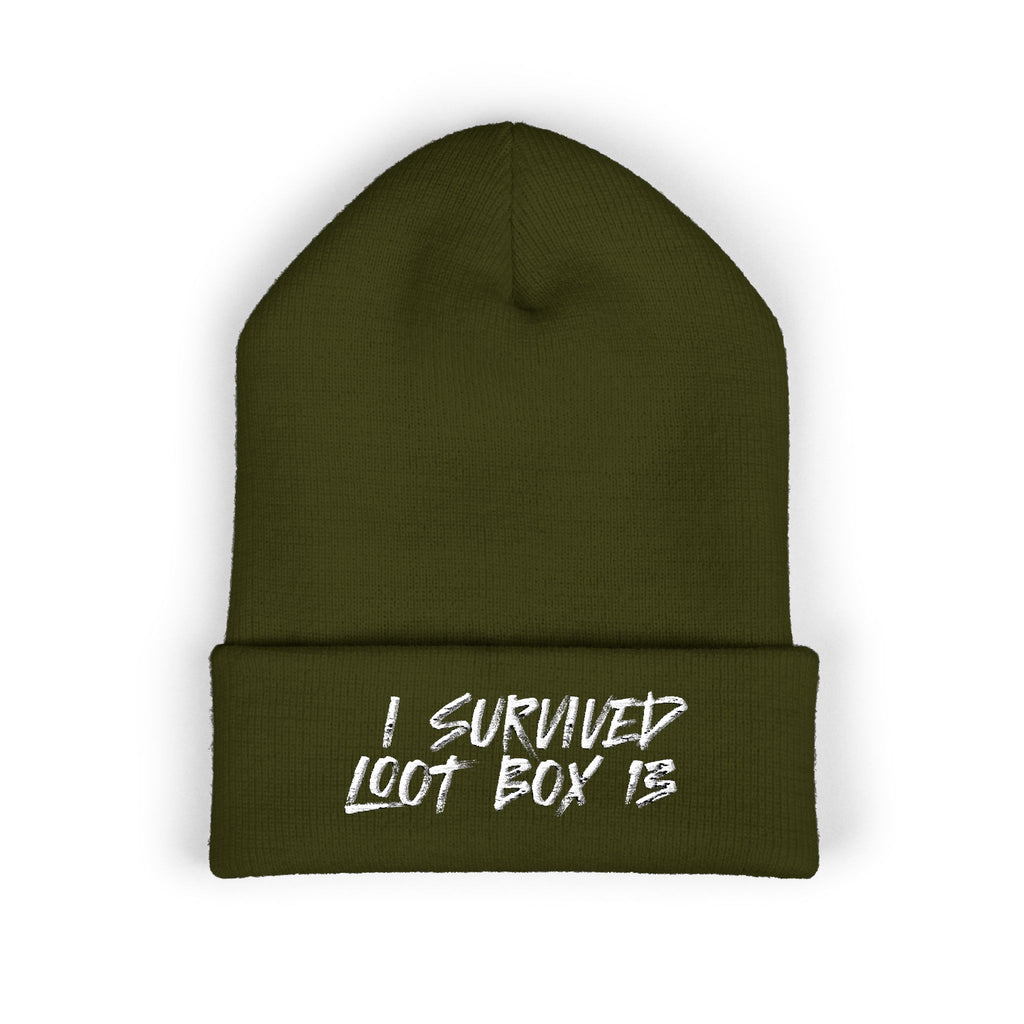 I Survived Loot Box 13 Embroidered Beanie