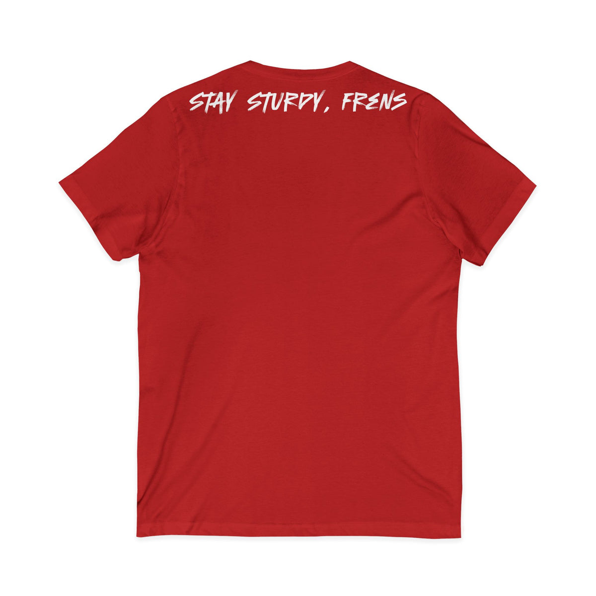 Stay Sturdy, Frens Crest V-Neck Tee