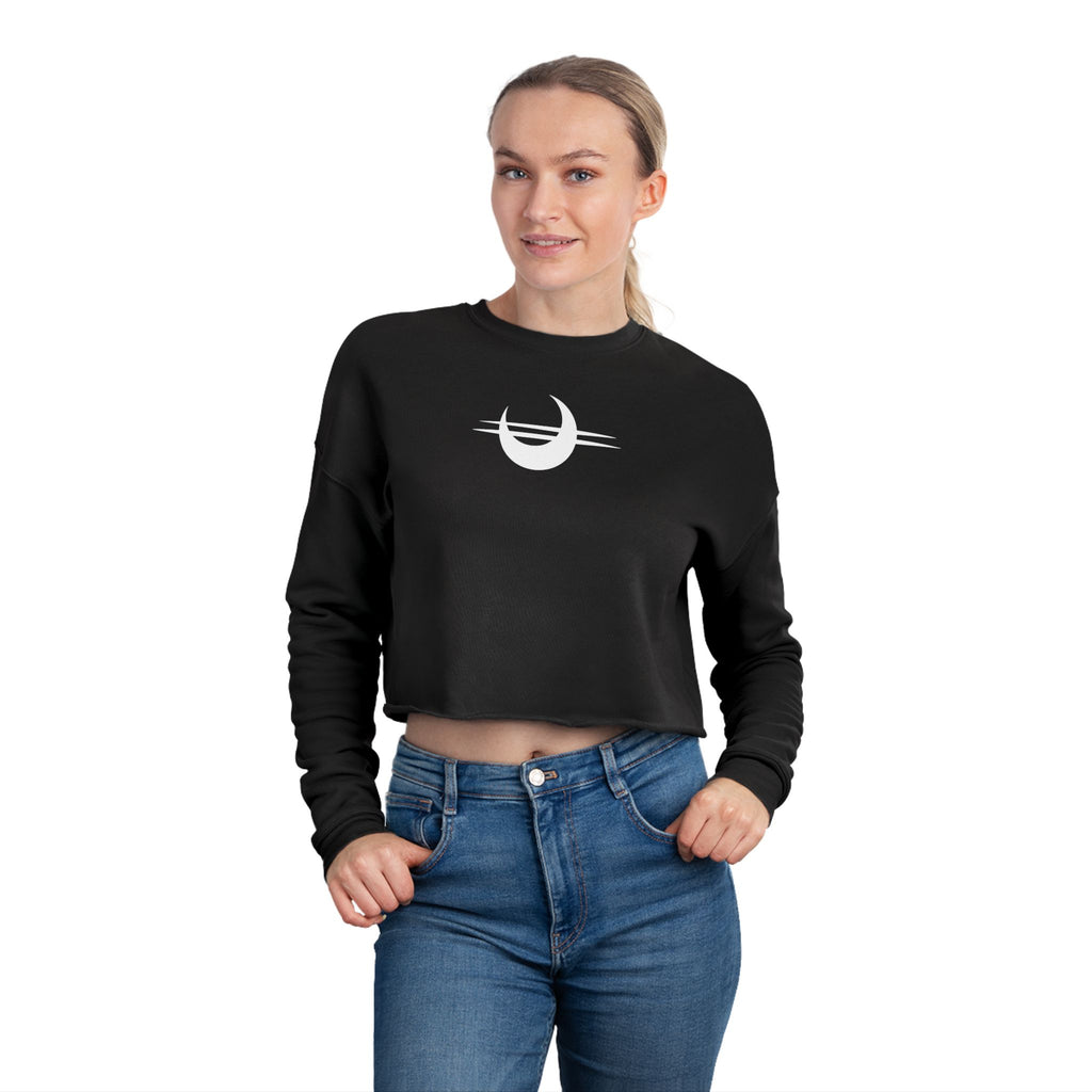 Stay Sturdy, Frens Crest Cropped Sweatshirt