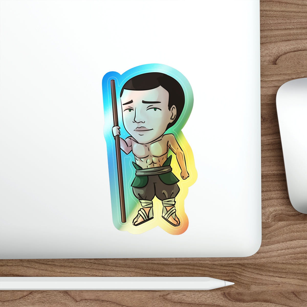 Eddie Holographic Sticker (Chibi-Style)