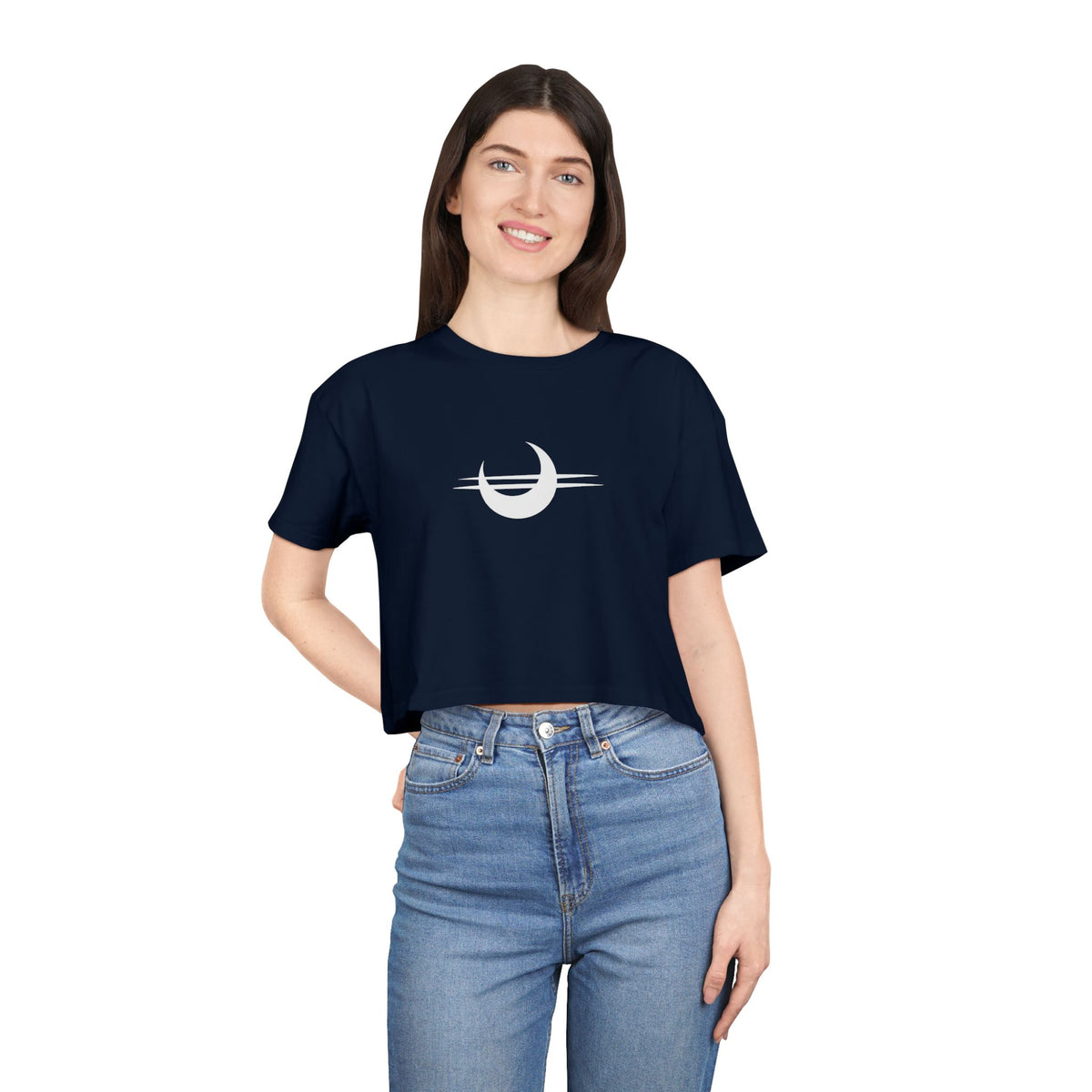 Stay Sturdy, Frens Crest Crop Tee