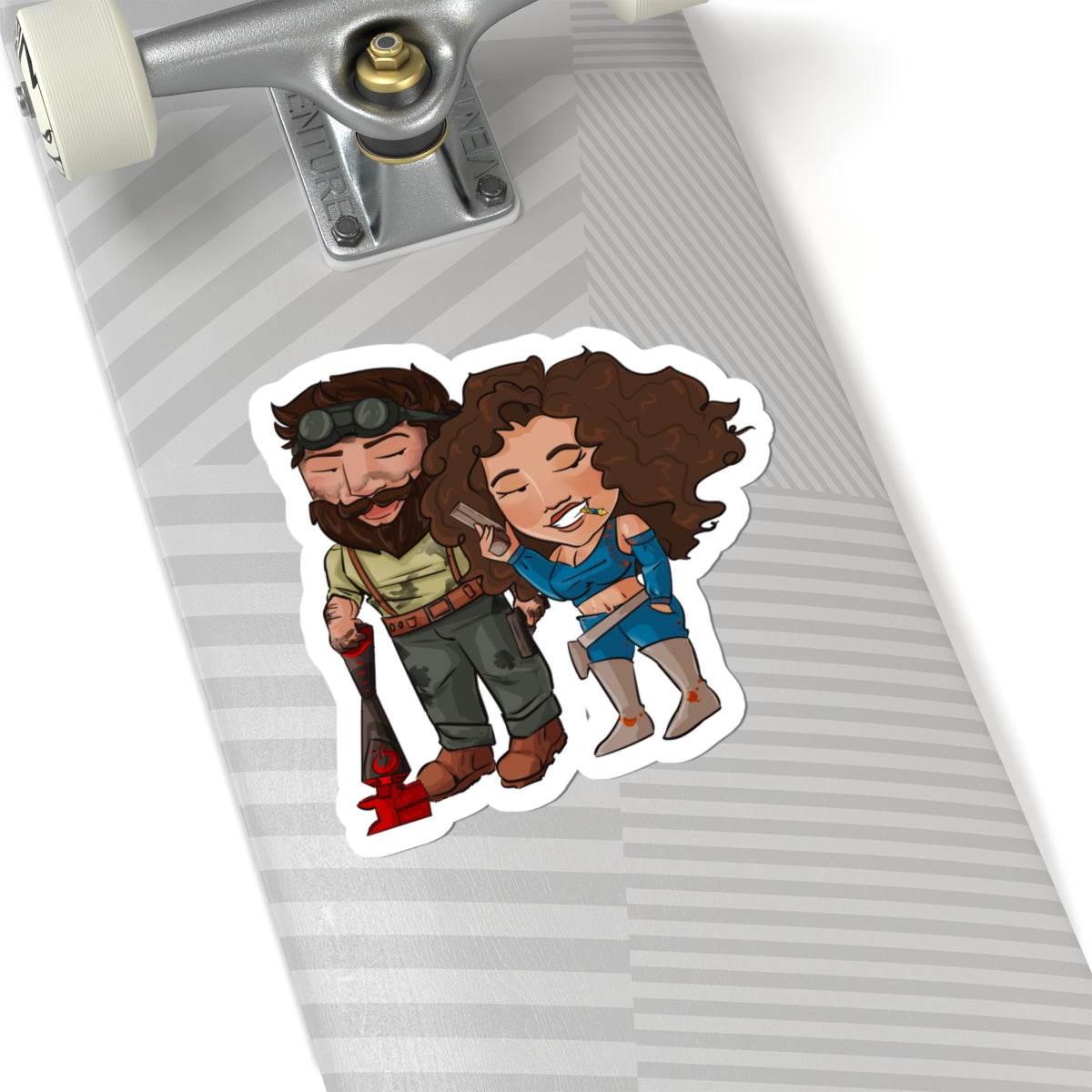 Willow and Bones Sticker (Chibi-Style)
