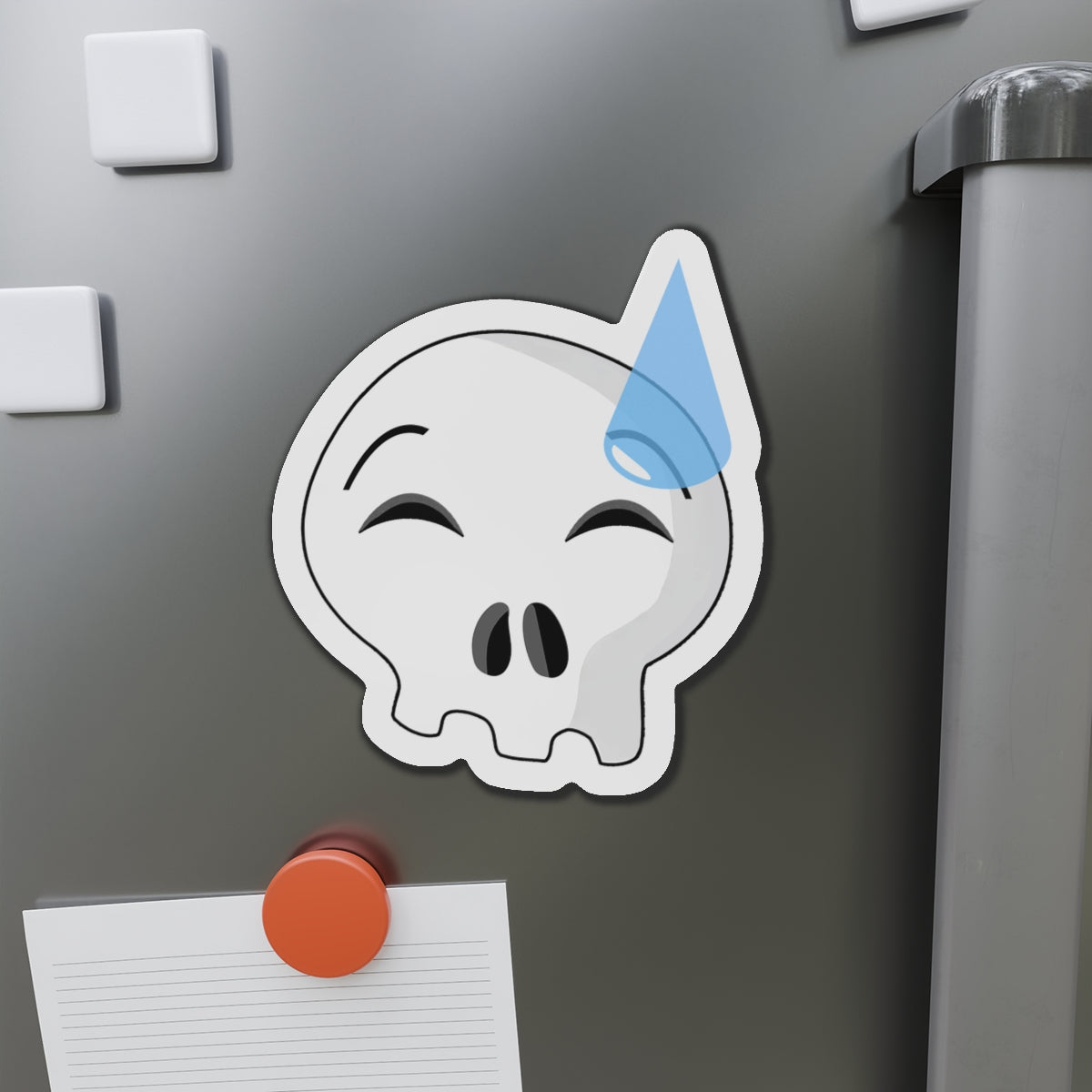 Nervous Sweating Skull Magnet