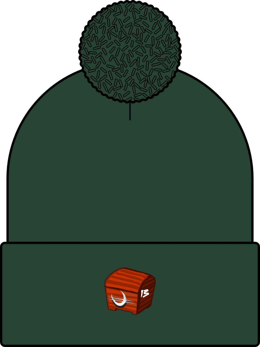 Loot Box 13 Pom Beanie