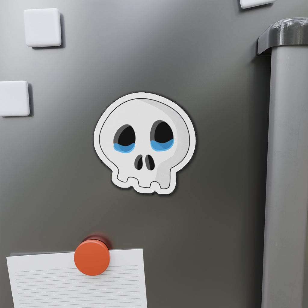 Sad Tears Skull Magnet