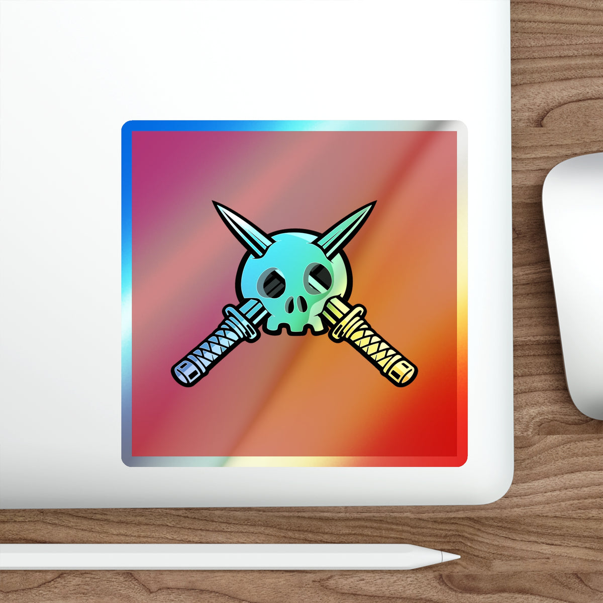 Trench Harbor Logo Holographic Sticker