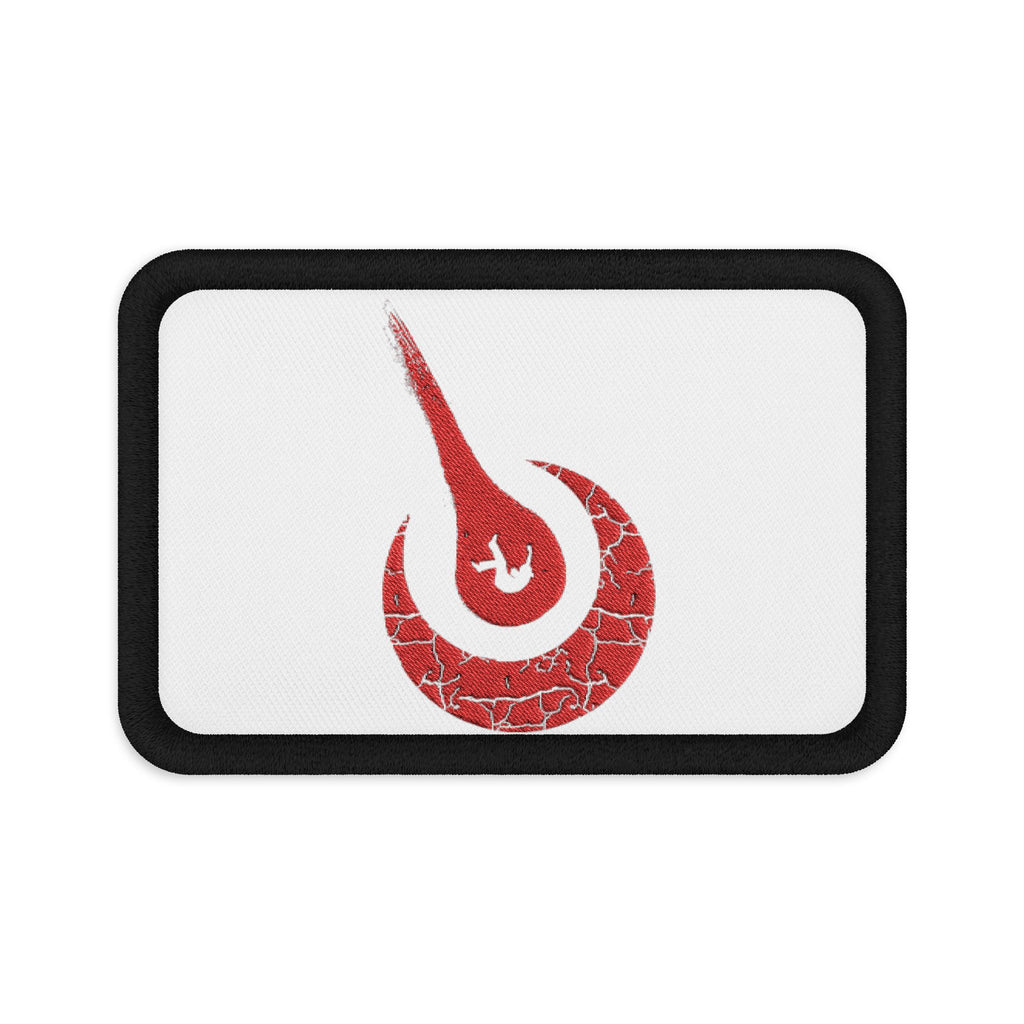 Maurice Africh Logo Embroidered Patch (Scarlet)