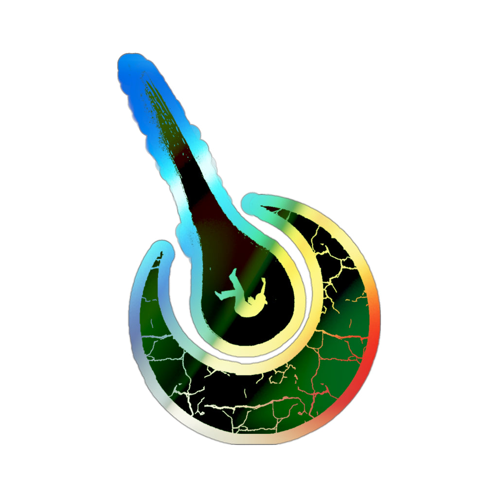 Maurice Africh Logo Holographic Sticker (Green)
