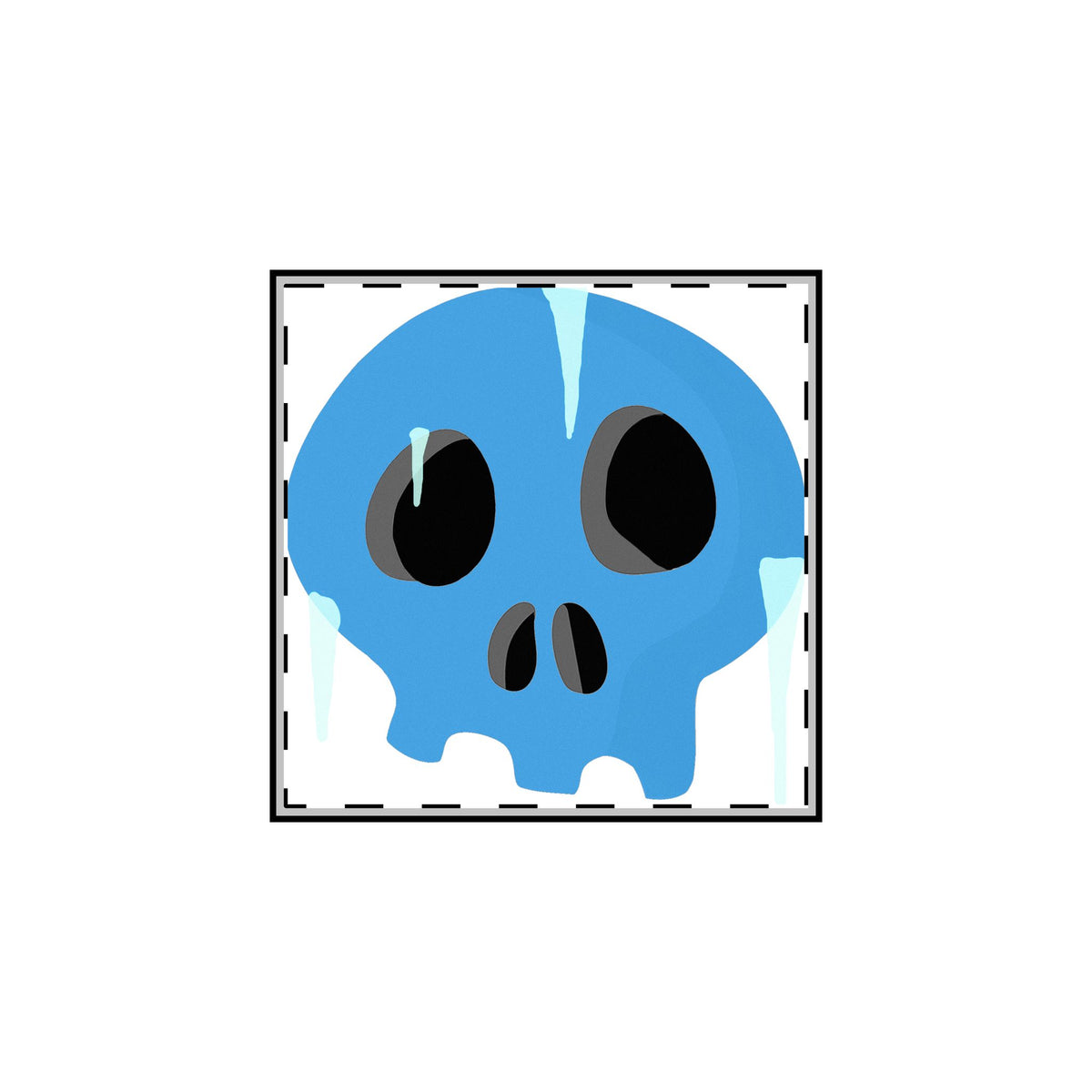 Frozen Skull Pin