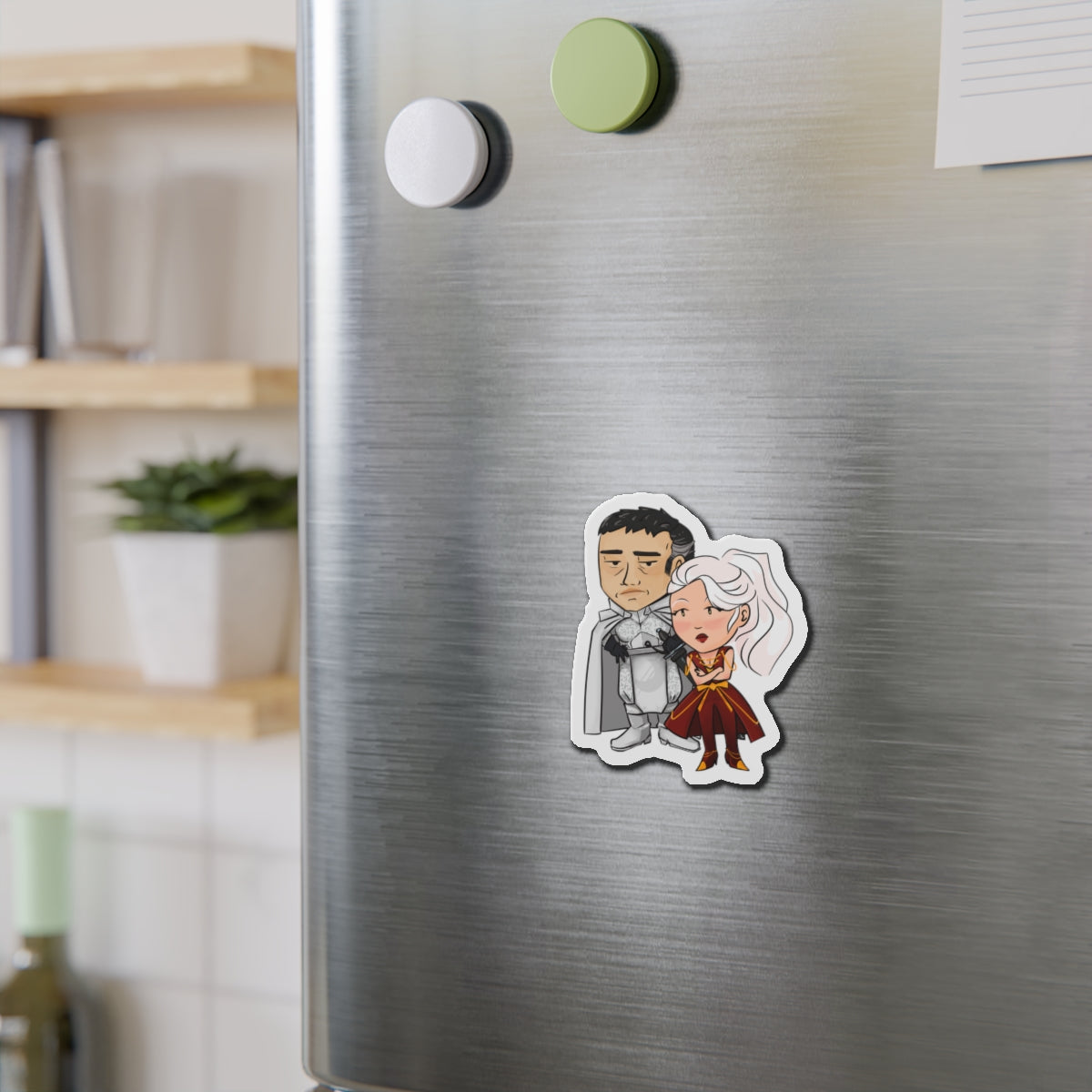Dalia and Rook Magnet (Chibi-Style)