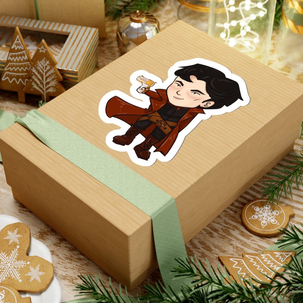 Grey Sticker (Chibi-Style)