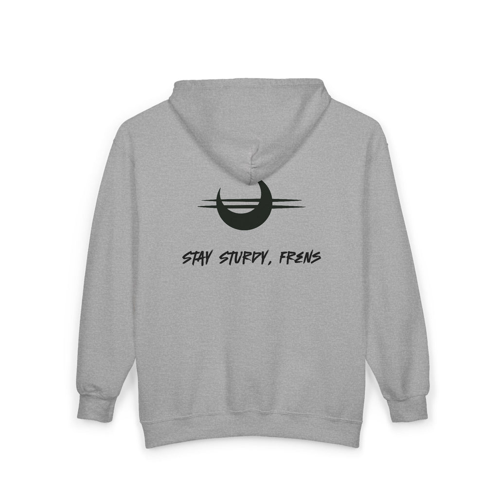 Stay Sturdy, Frens Crest Zip Hoodie