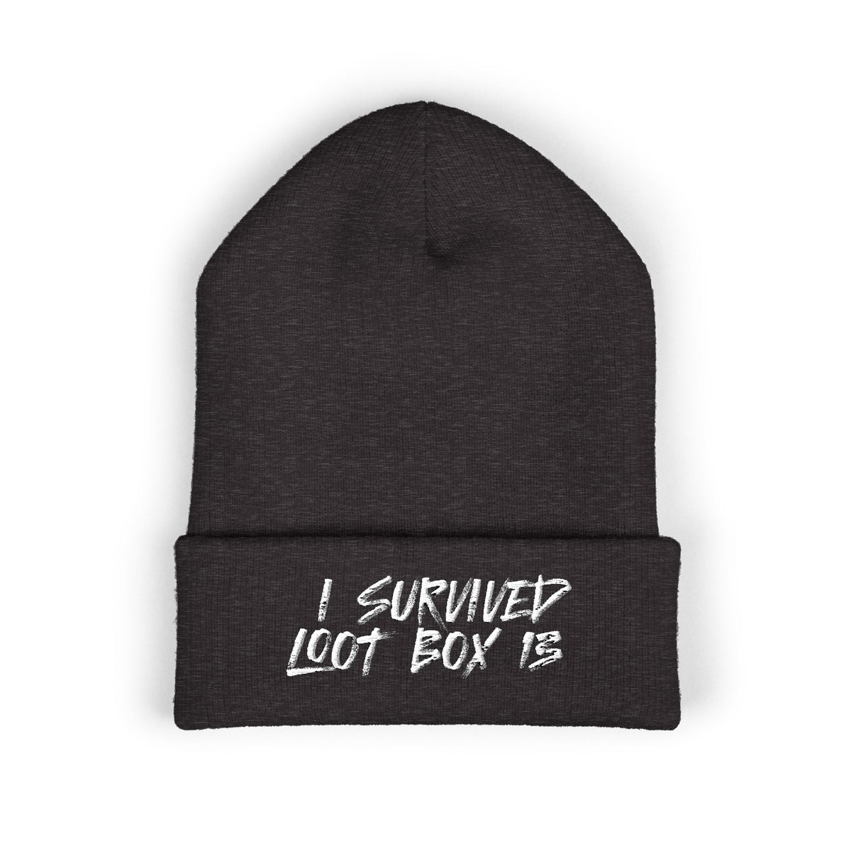 I Survived Loot Box 13 Embroidered Beanie