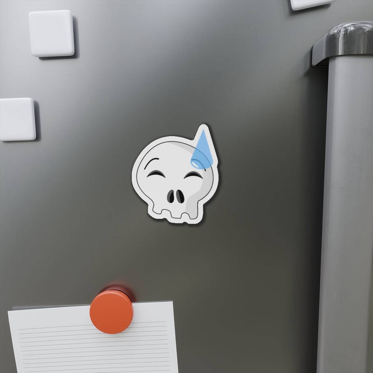 Nervous Sweating Skull Magnet