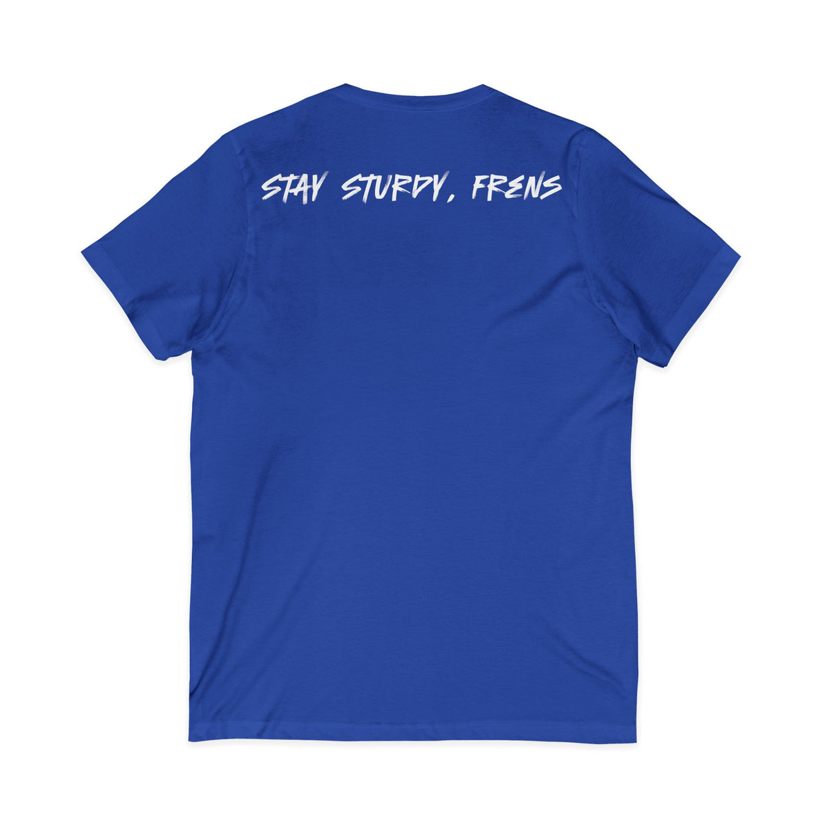 Stay Sturdy, Frens Crest V-Neck Tee