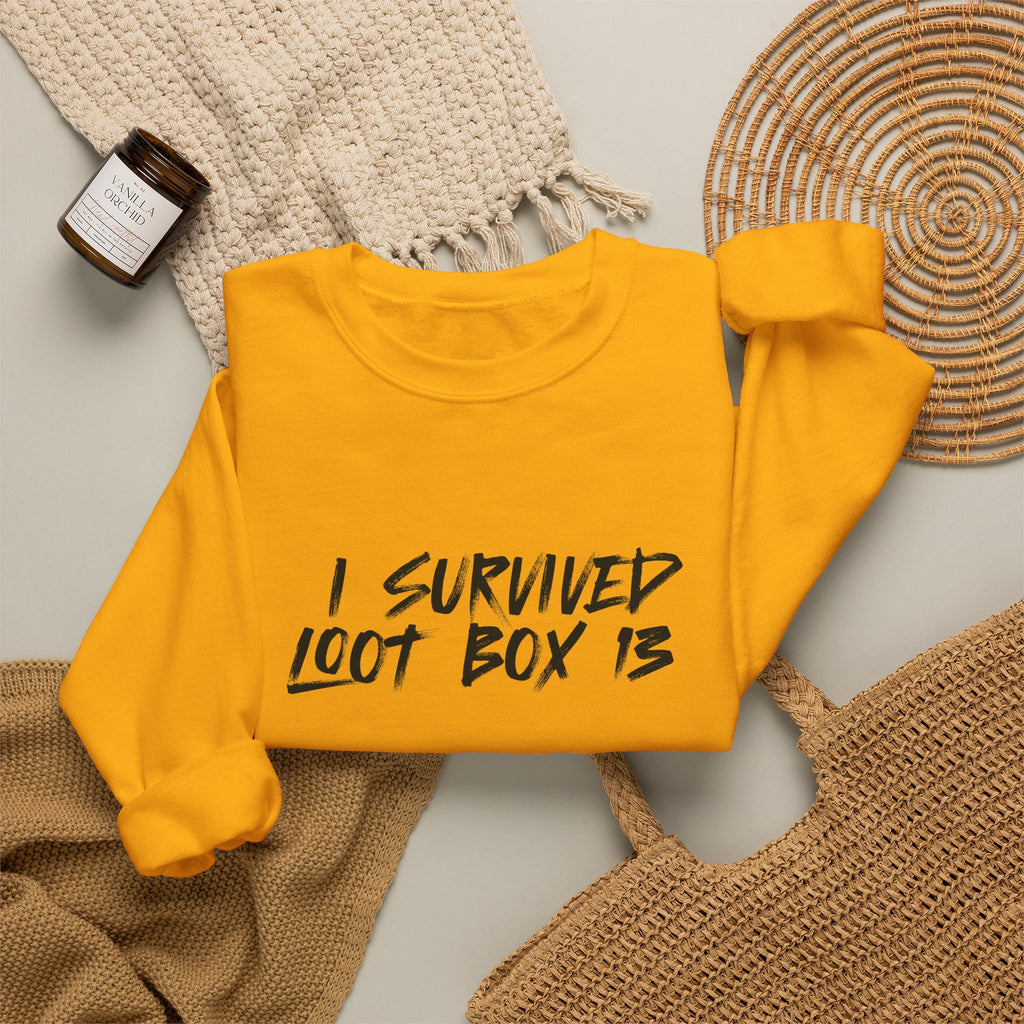 I Survived Loot Box 13 Crewneck Sweatshirt - Colors