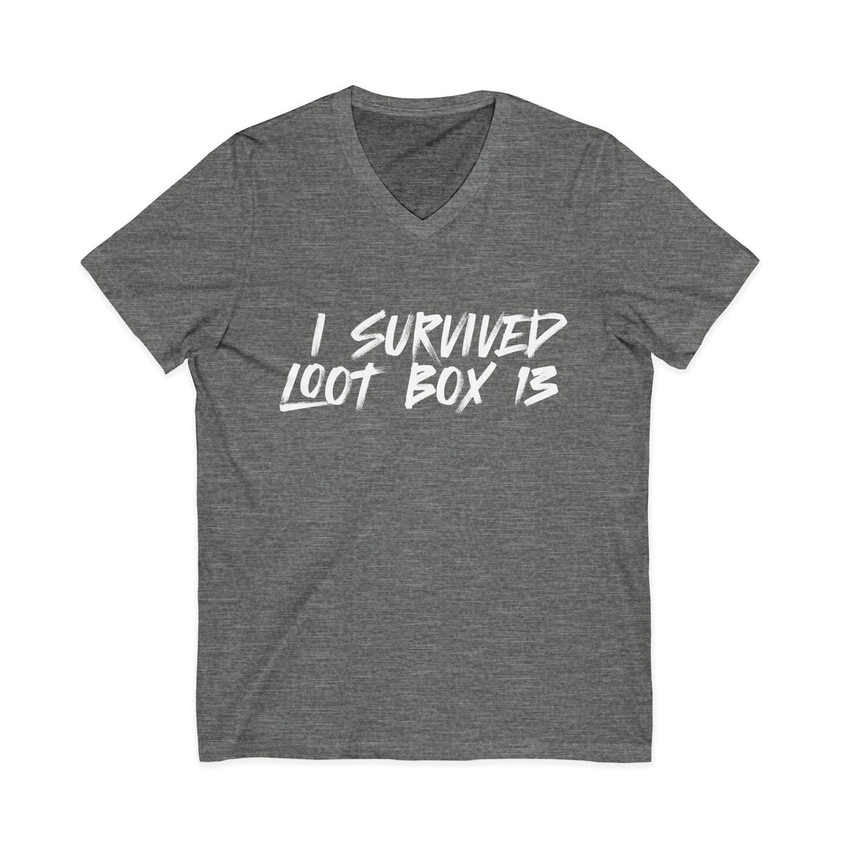 I Survived Loot Box 13 V-Neck Tee