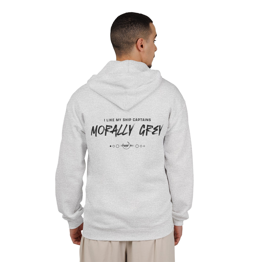 I Like My Ship Captains Morally Grey Zip Hoodie