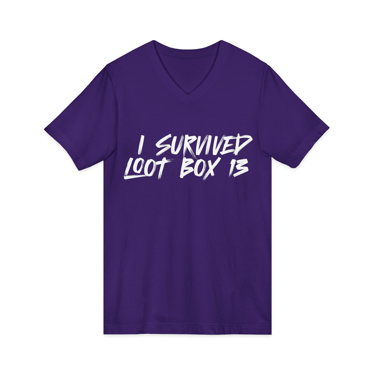 I Survived Loot Box 13 V-Neck Tee