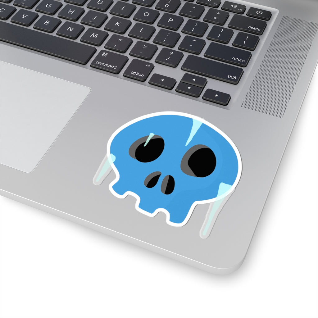 Frozen Skull Sticker
