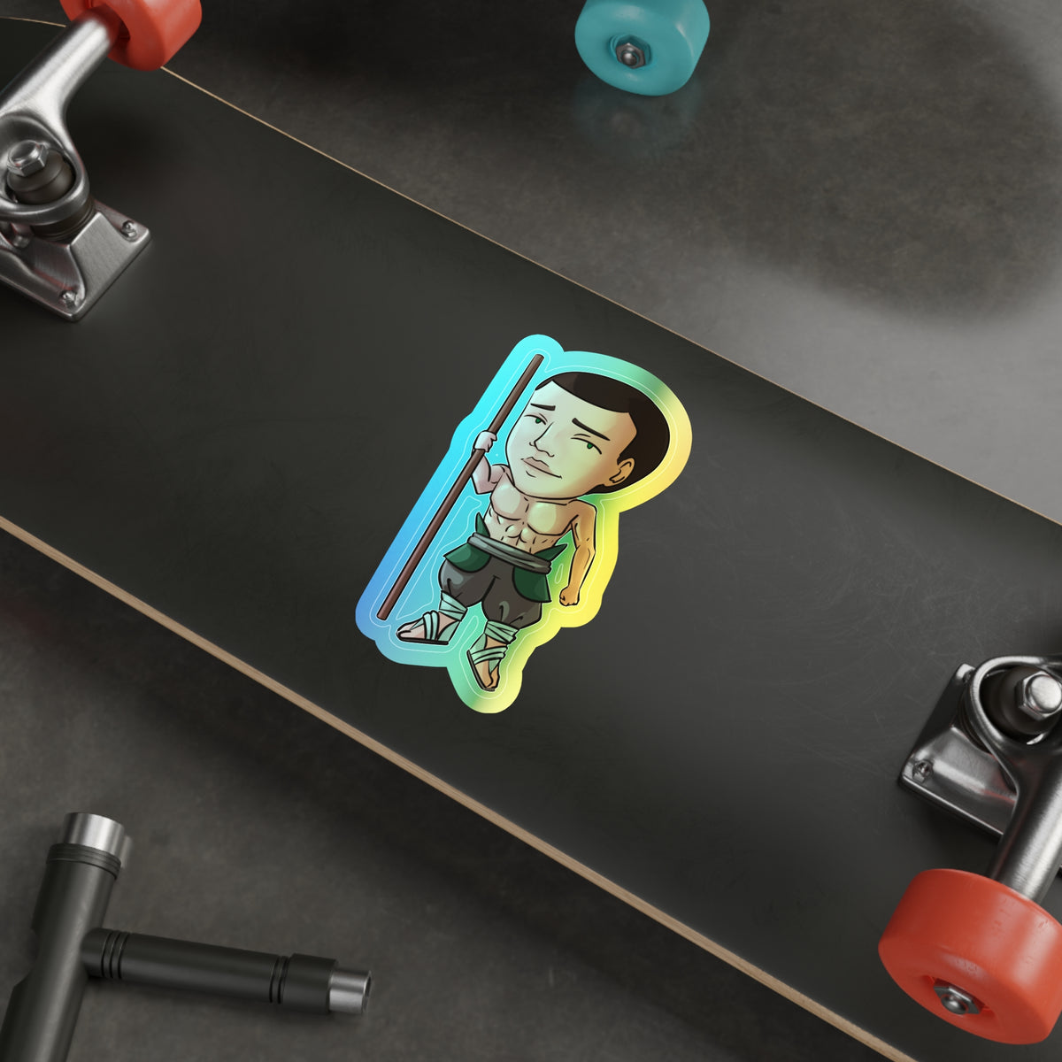 Eddie Holographic Sticker (Chibi-Style)