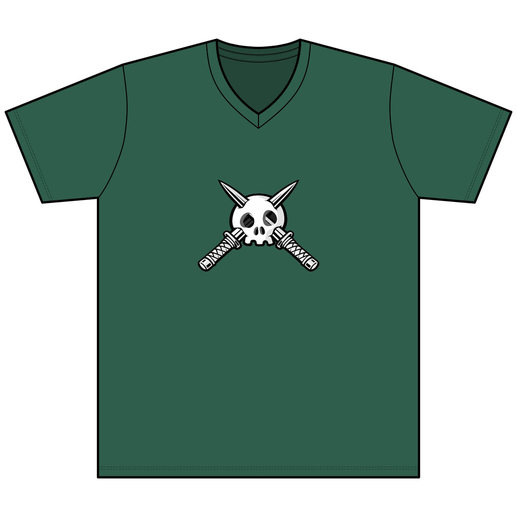 Trench Logo Heather V-Neck Tee