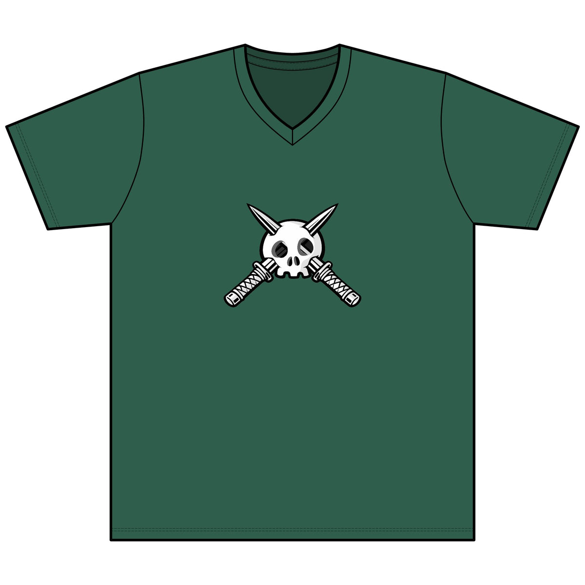 Trench Logo Heather V-Neck Tee