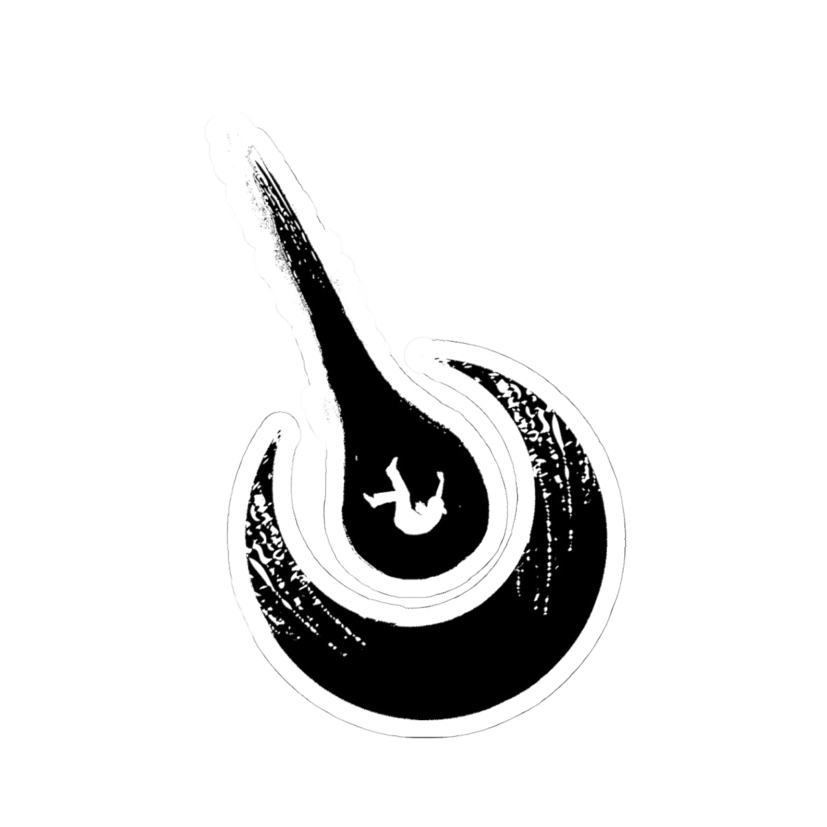 Maurice Africh Logo Sticker (Black)