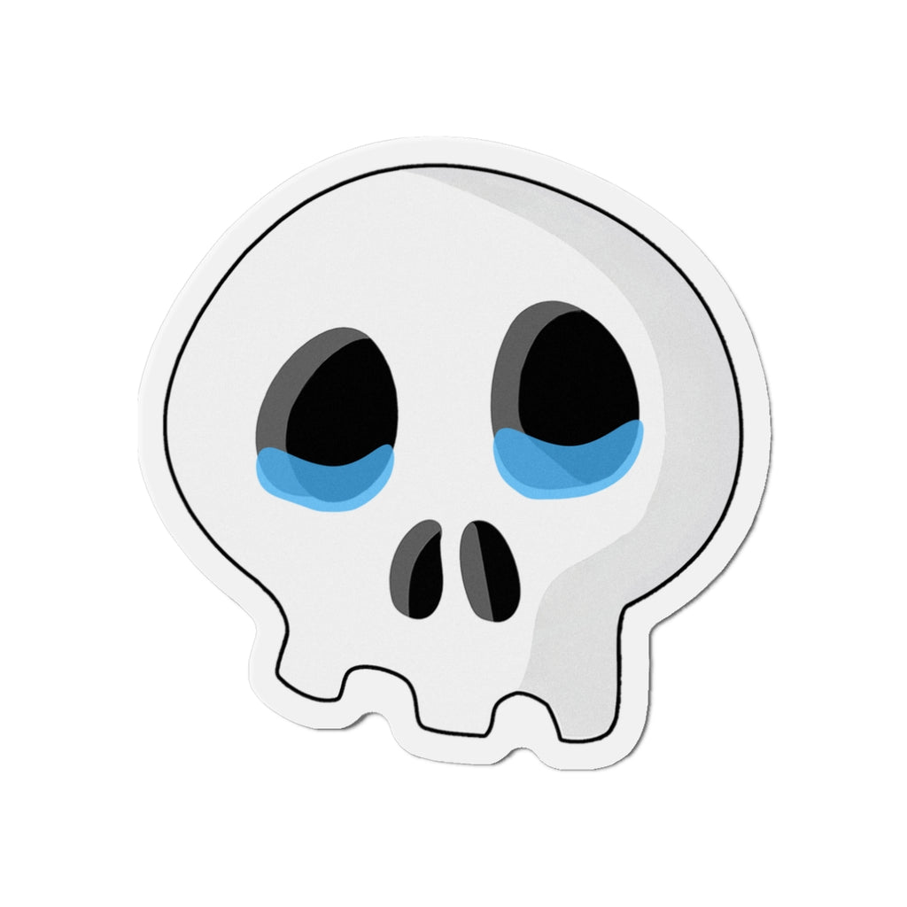 Sad Tears Skull Magnet