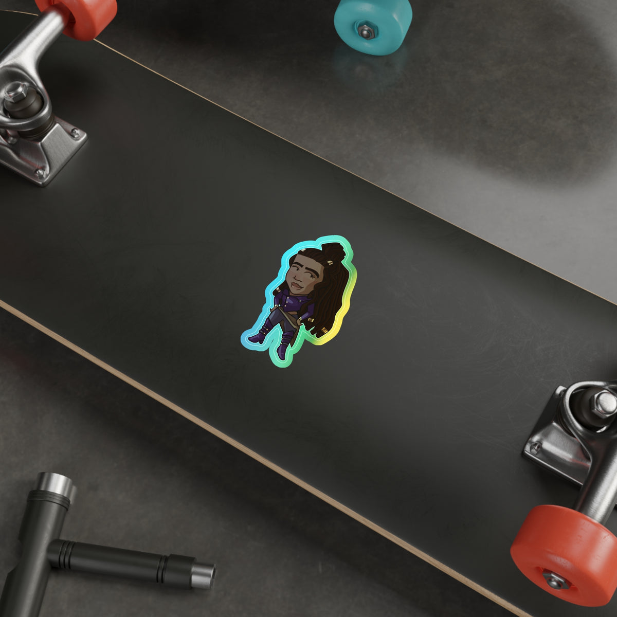 Minn Holographic Sticker (Chibi-Style)