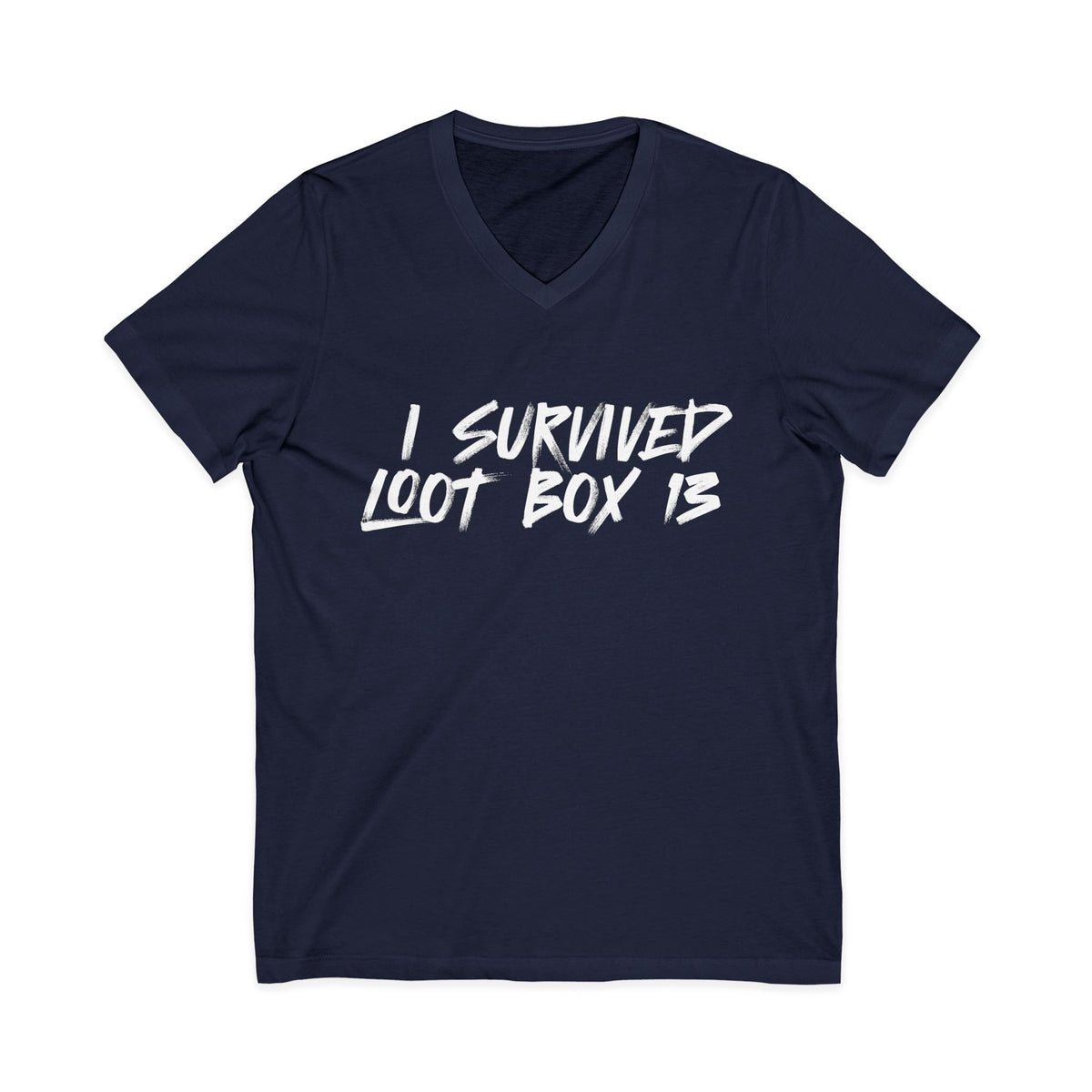 I Survived Loot Box 13 V-Neck Tee