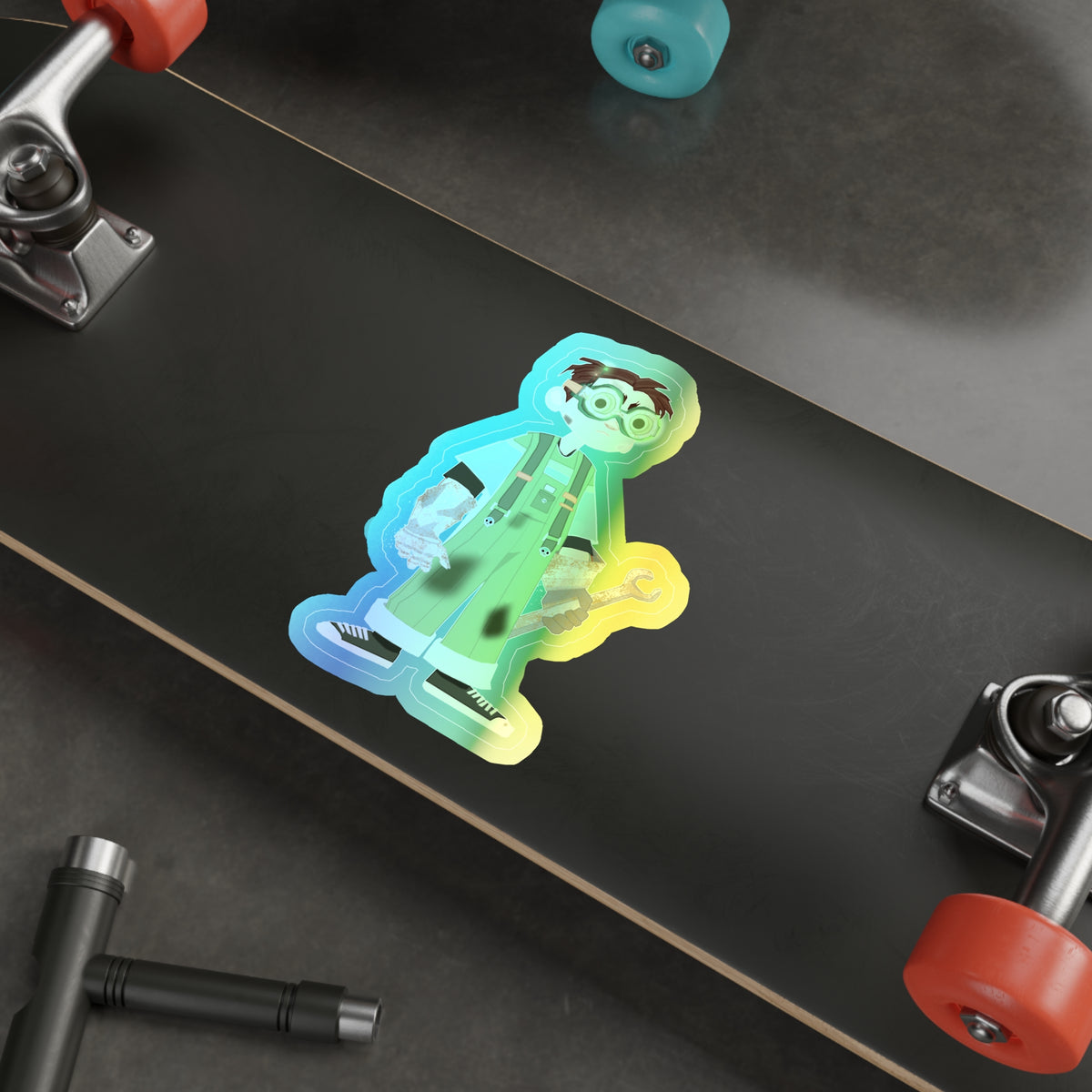 Bones Holographic Sticker (Kid Crew)
