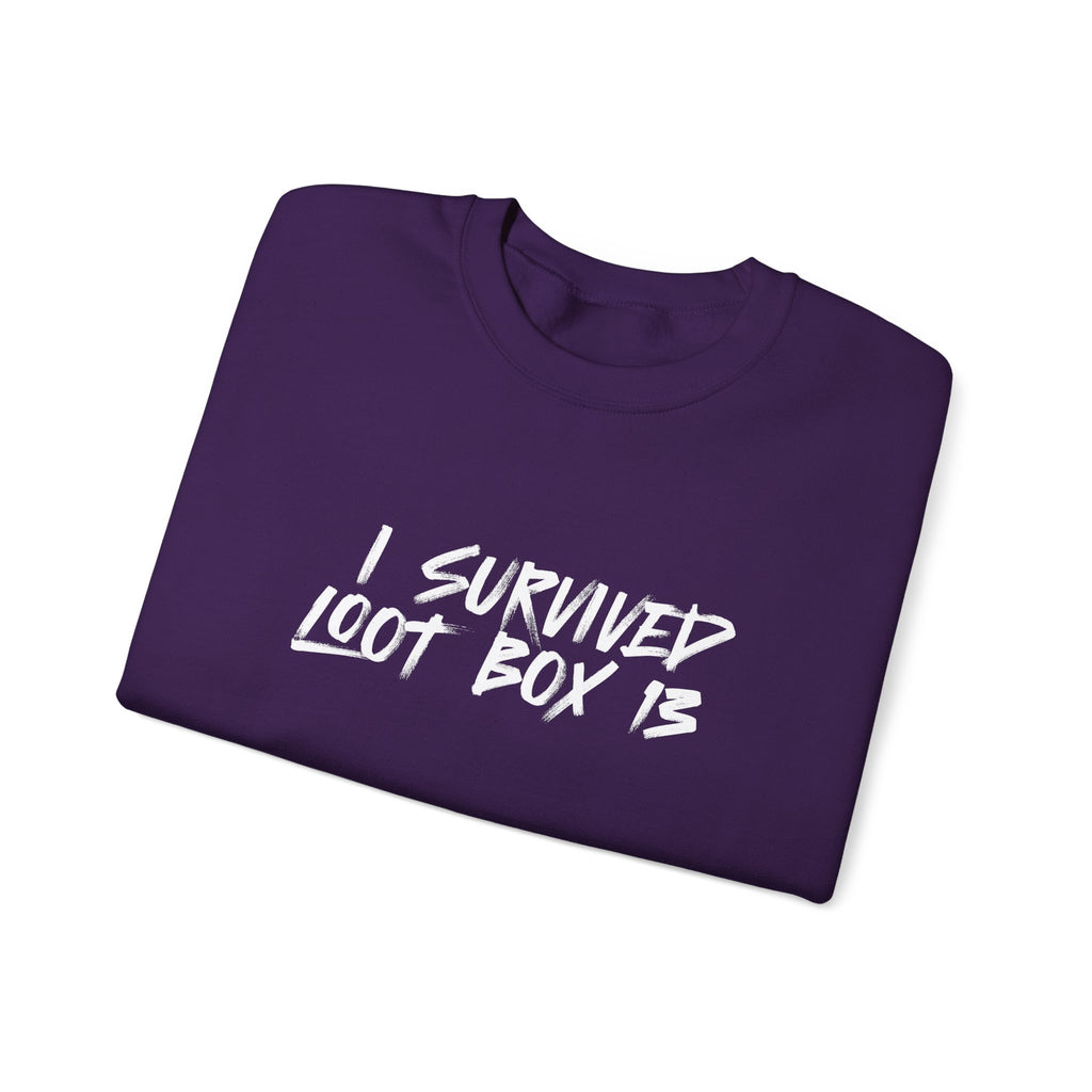 I Survived Loot Box 13 Crewneck Sweatshirt - Colors