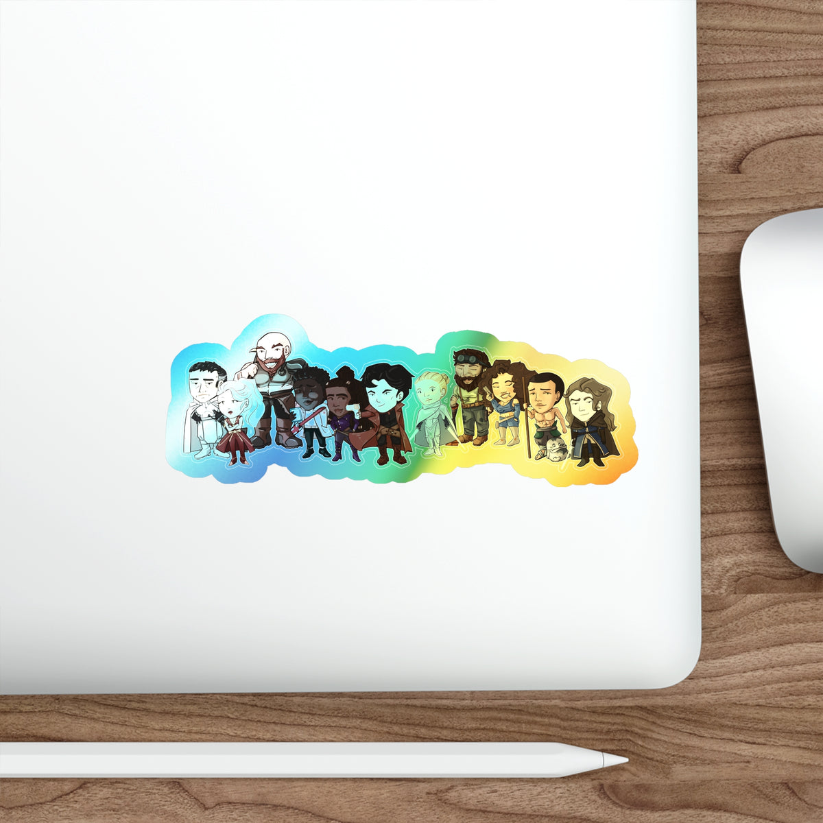 Everybody Holographic Sticker (Chibi-Style)