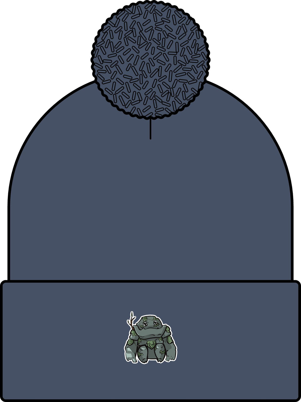 Big Izzy Pom Beanie (Chibi-Style)