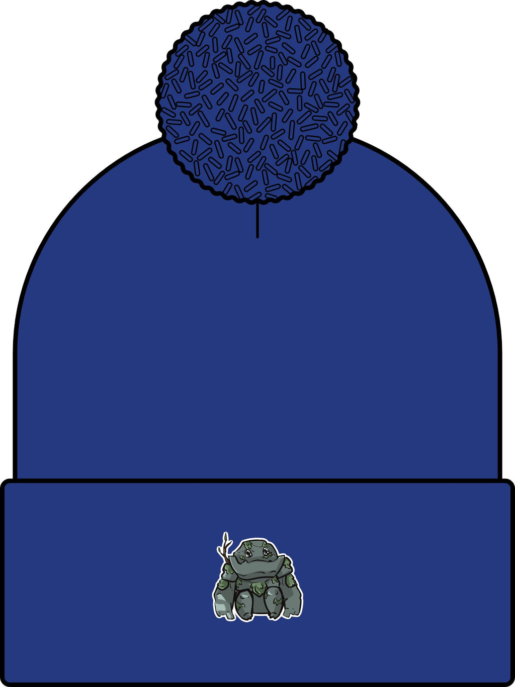 Big Izzy Pom Beanie (Chibi-Style)