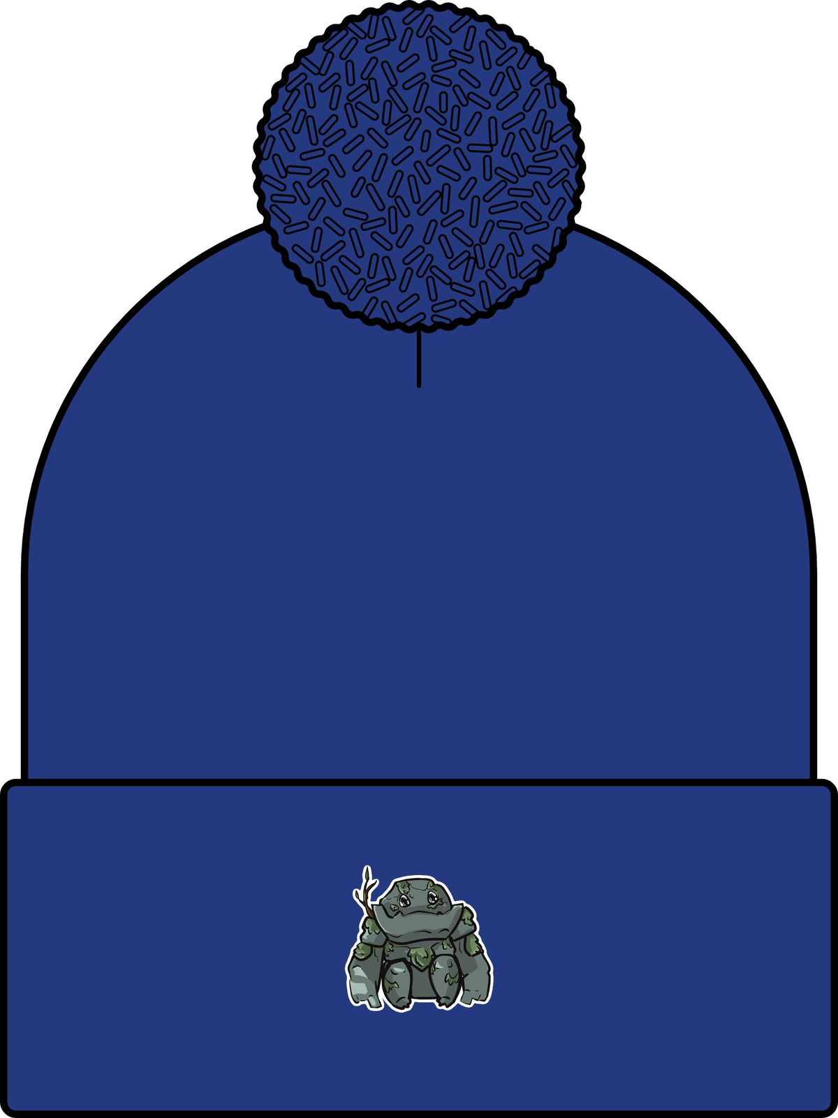 Big Izzy Pom Beanie (Chibi-Style)