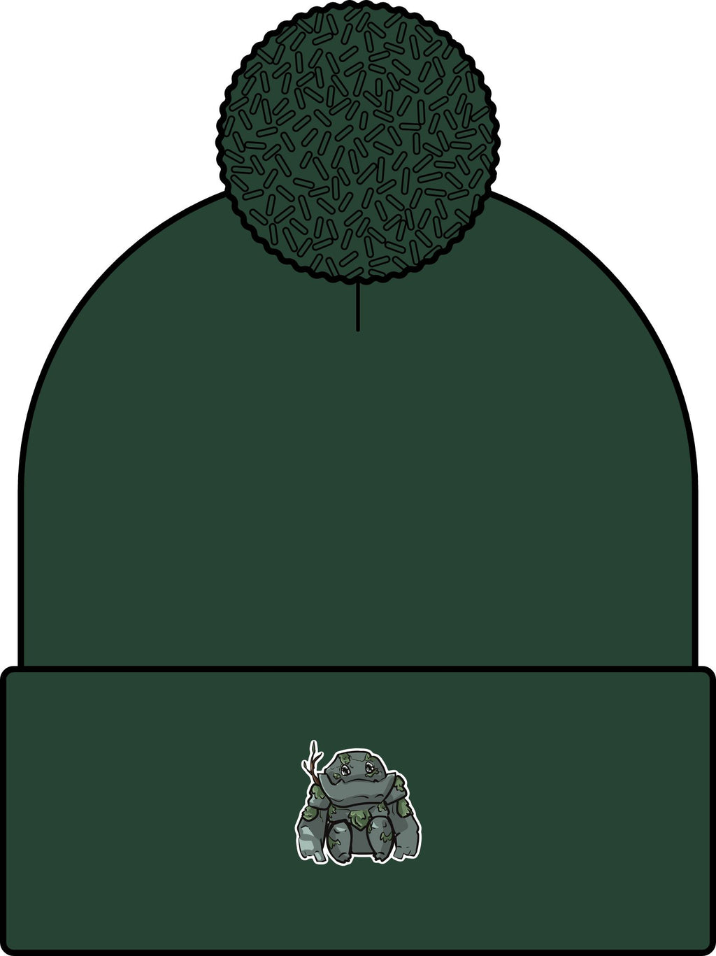 Big Izzy Pom Beanie (Chibi-Style)