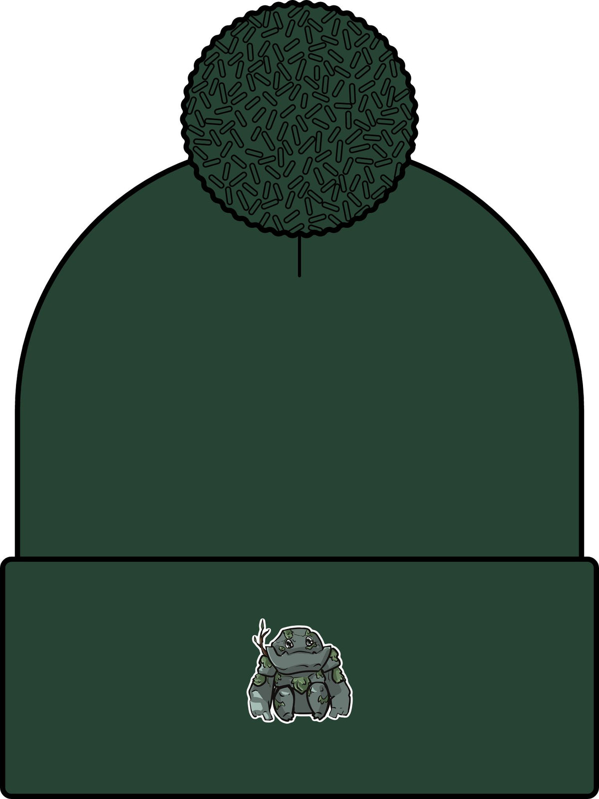 Big Izzy Pom Beanie (Chibi-Style)