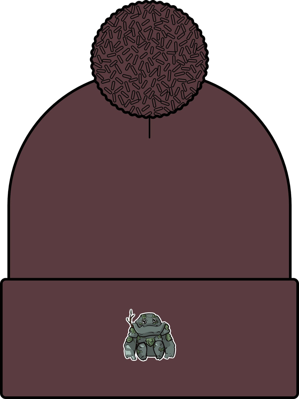 Big Izzy Pom Beanie (Chibi-Style)