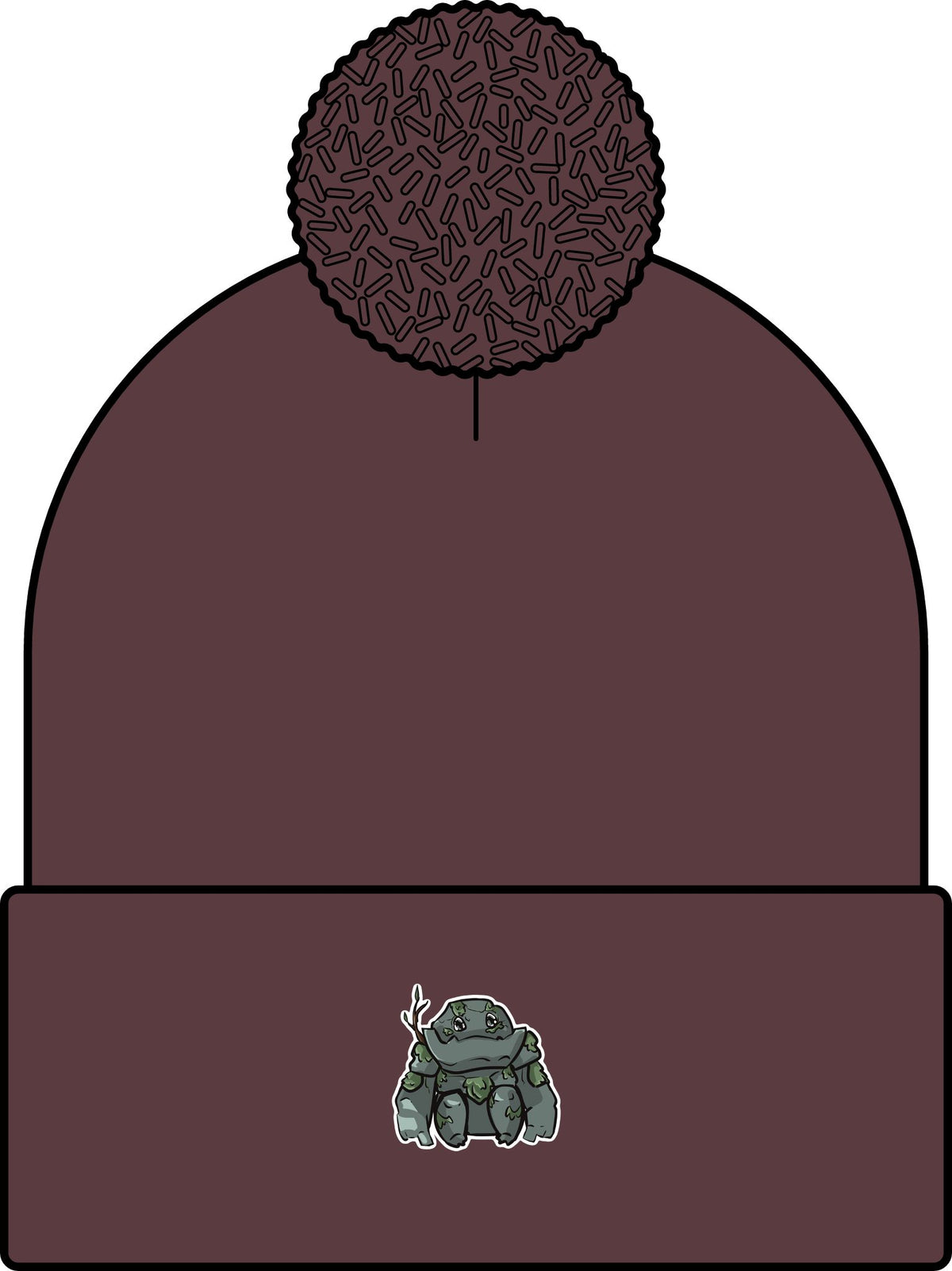 Big Izzy Pom Beanie (Chibi-Style)