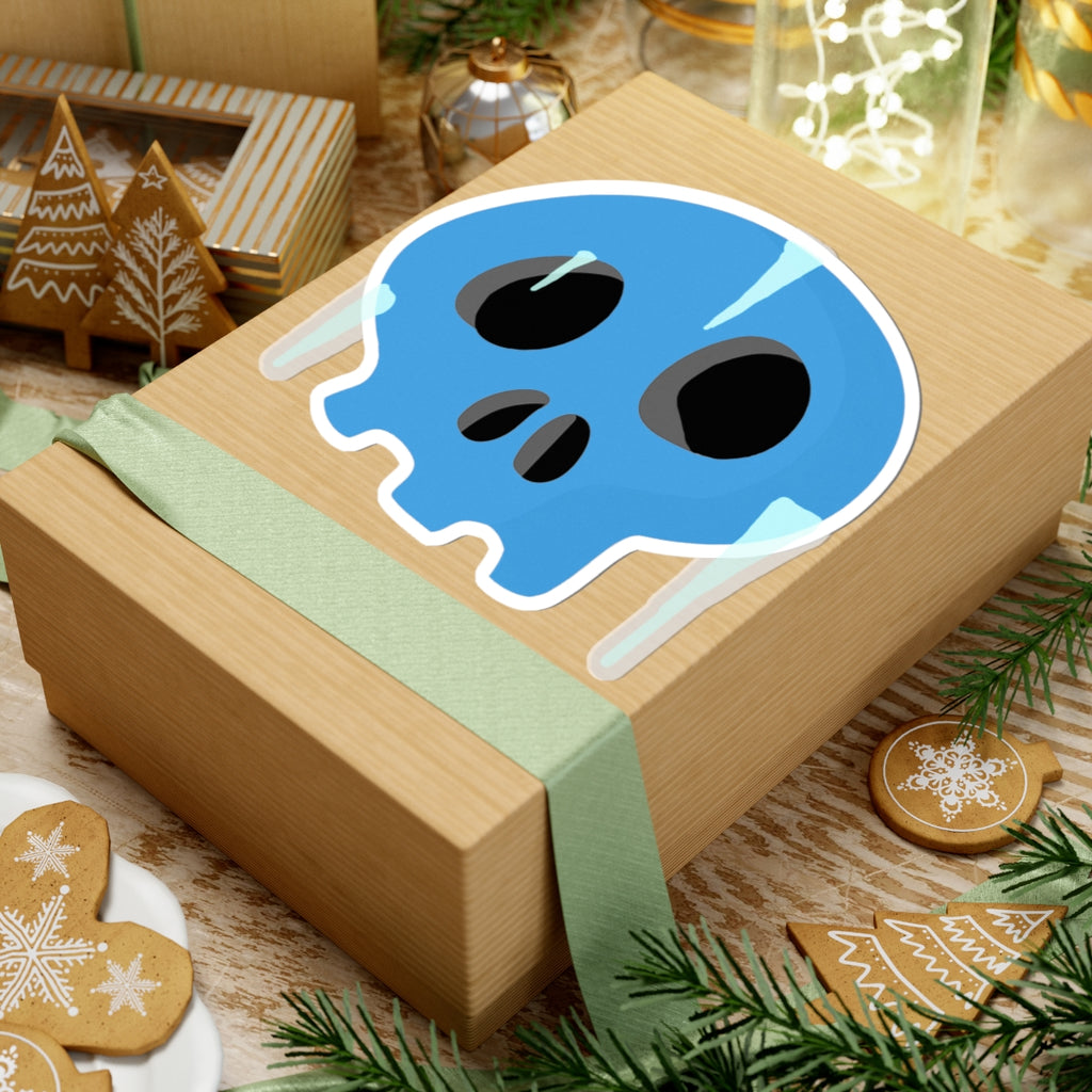 Frozen Skull Sticker