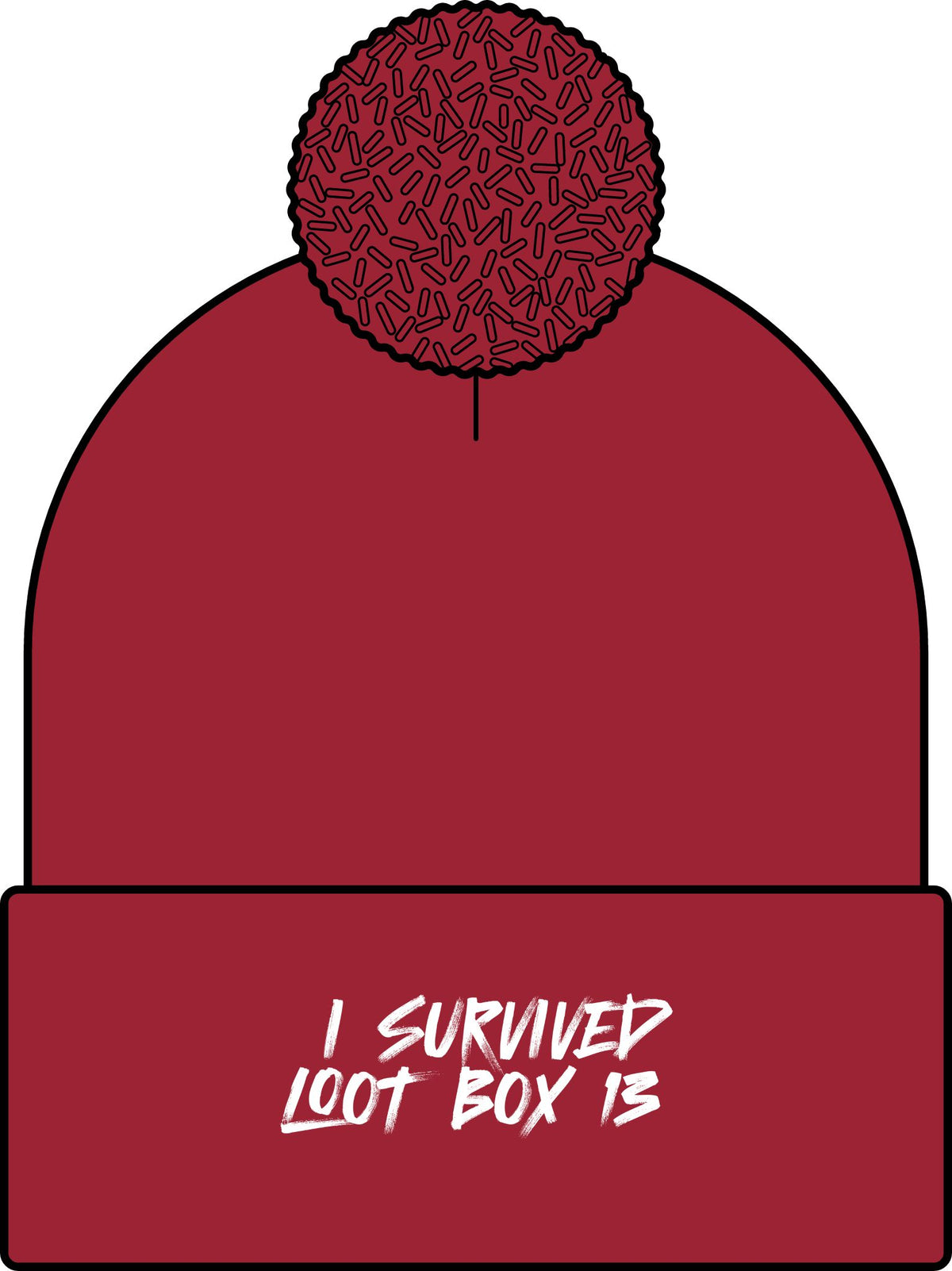 I Survived Loot Box 13 Pom Beanie