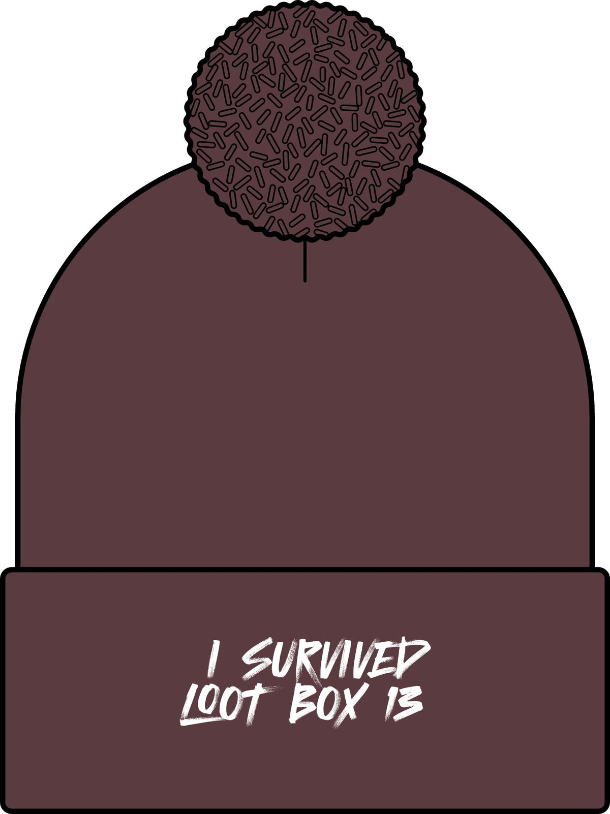 I Survived Loot Box 13 Pom Beanie